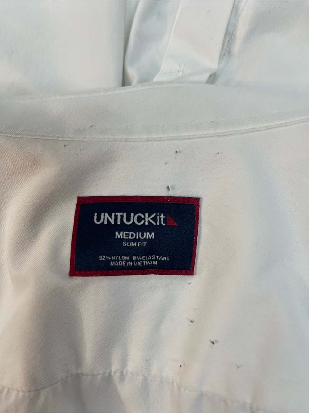 UNTUCKit Performance Gironde Slim Fit Button Down Shirt White - Picture 11 of 16